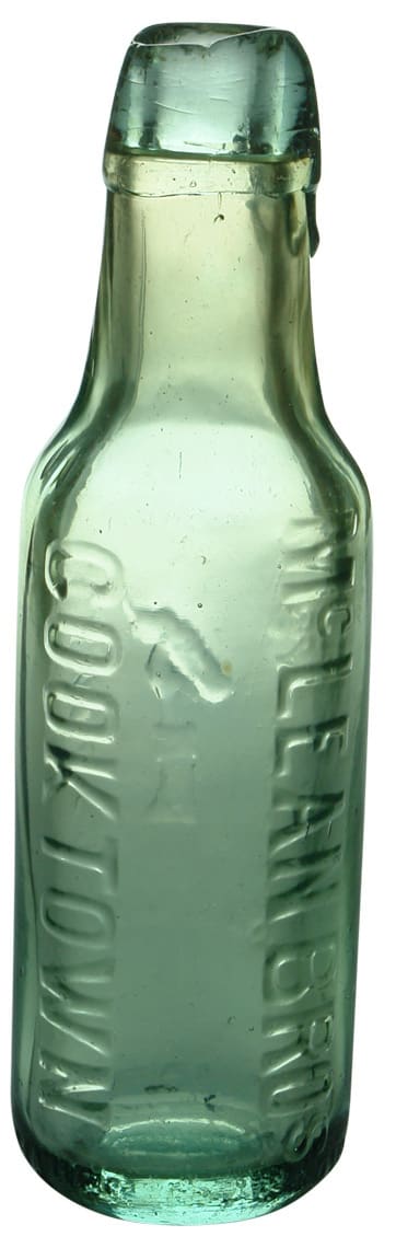 McLean Bros Cooktown Lamonts Patent Bottle