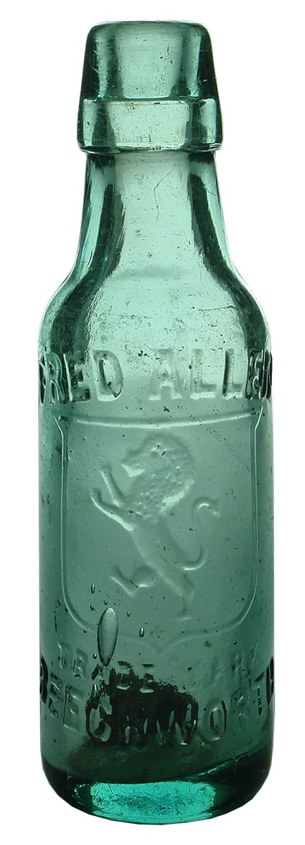 Fred Allen Beechworth Antique Lamont Bottle