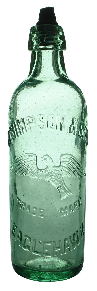 Simpson Eaglehawk Antique Internal Thread Bottle