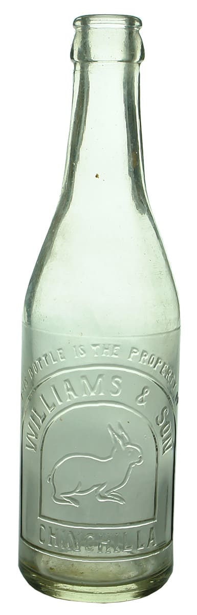 Williams Chinchilla Crown Seal Soft Drink Bottle