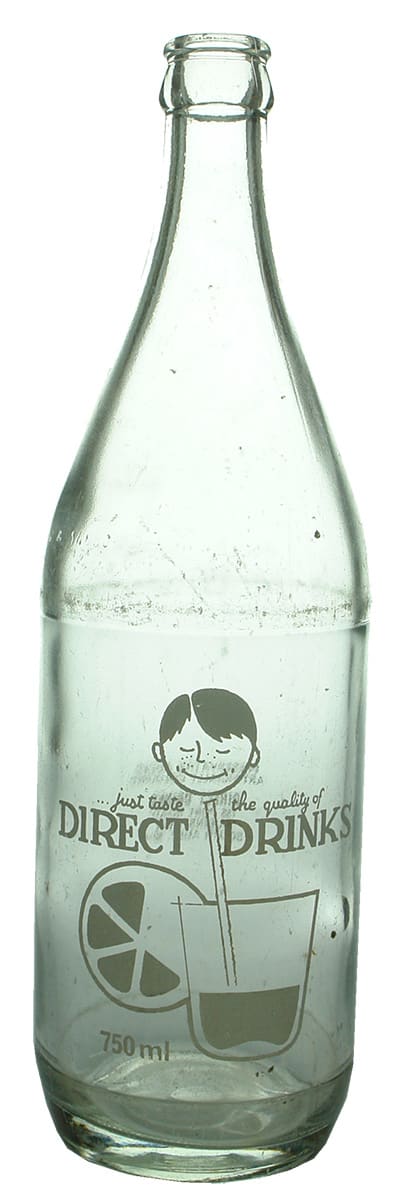 Direct Drinks Queenstown Ceramic Label Soft Drink Bottle