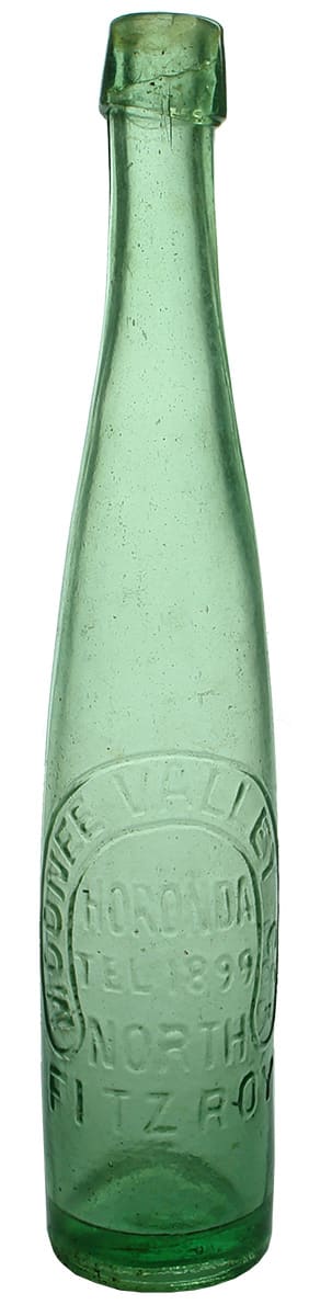 Moonee Valley Horonda Fitzroy Antique Bottle