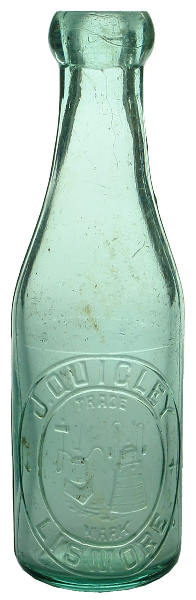 Quigley Lismore Blob Top Soda Bottle