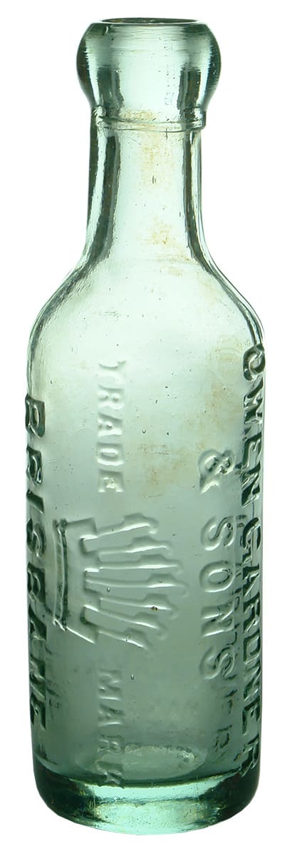 Owen Gardner Brisbane Blob Top Soda Bottle