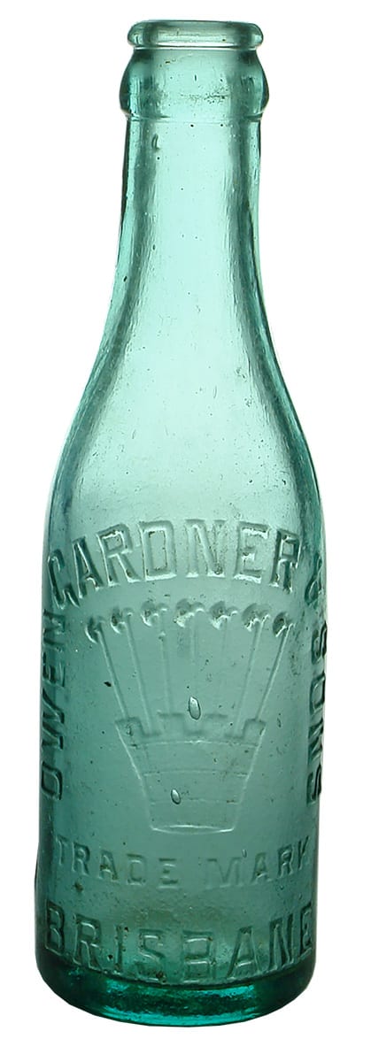 Owen Gardner Brisbane Crown Seal Soft Drink Bottle
