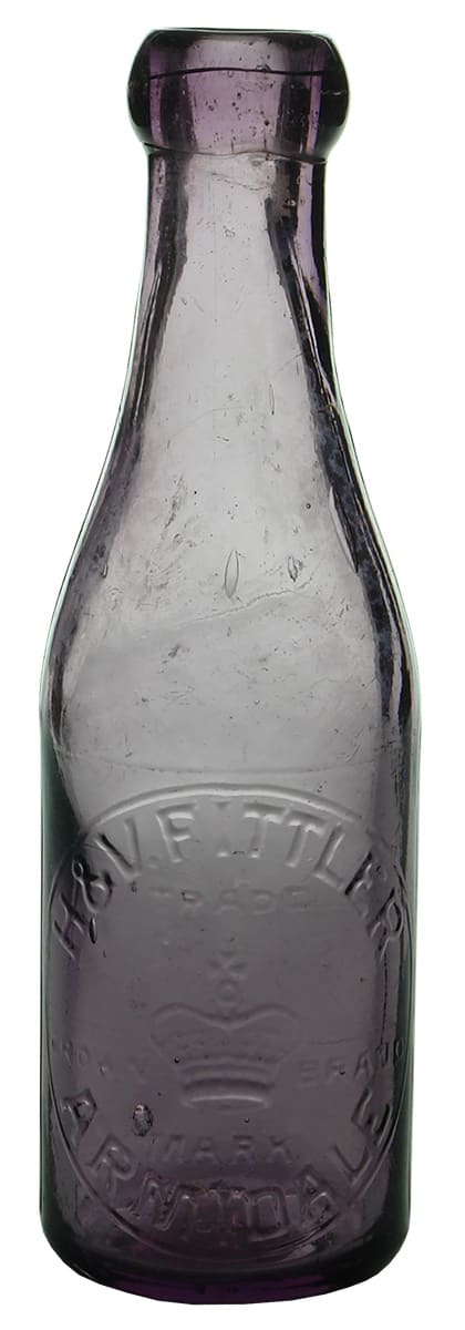 Fittler Armidale Crown Blob Top Soda Bottle