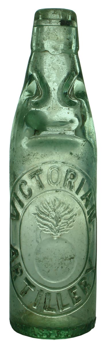 Victorian Artillery Codd Marble Bottle