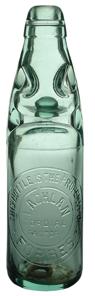 Lachlan Cordial Factory Forbes Codd Marble Bottle