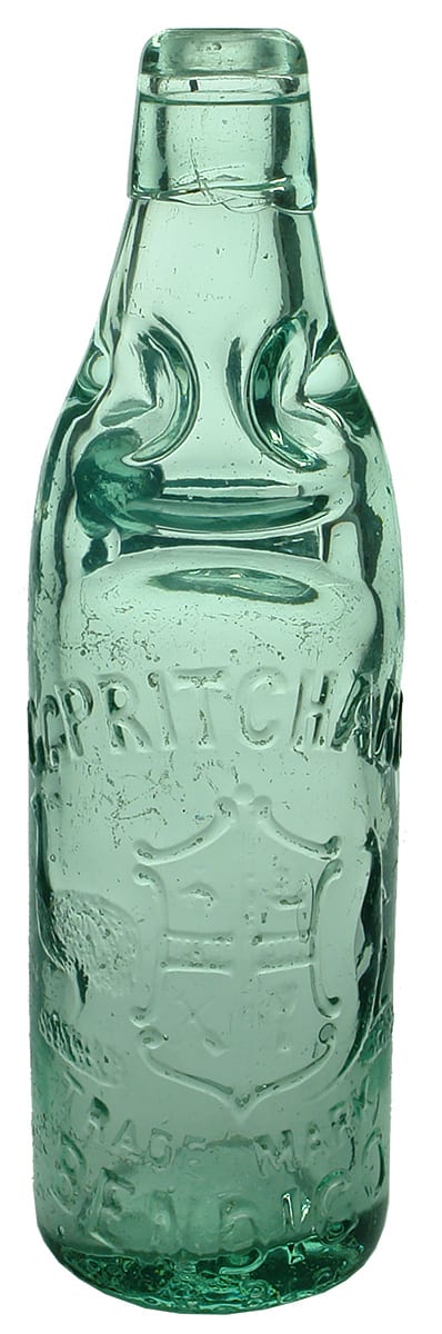 Pritchard Bendigo Codd Marble Bottle