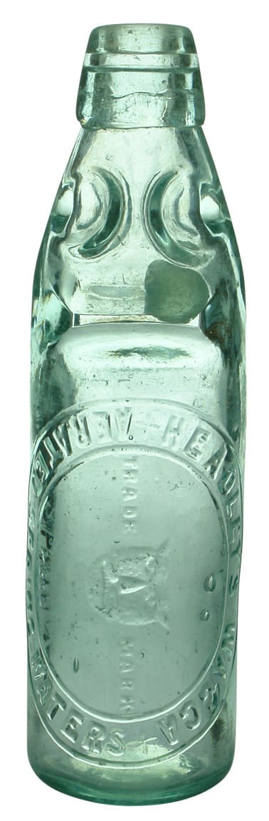 Headley's Wagga Codd Marble Bottle
