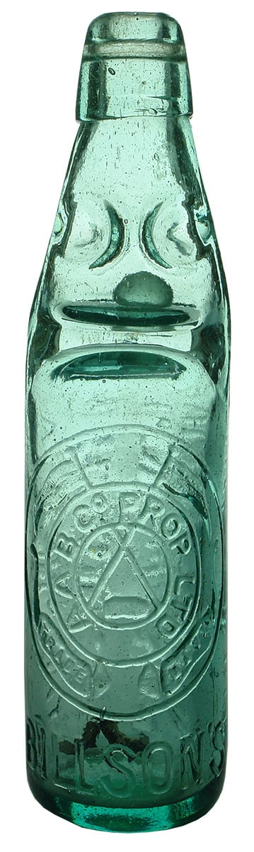 Billson's Anglo Australian Brewery Beechworth Tallangatta Codd Bottle