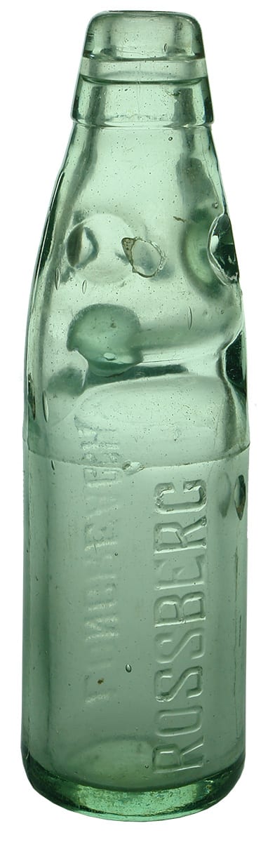 Rossberg Longreach Codd Marble Bottle