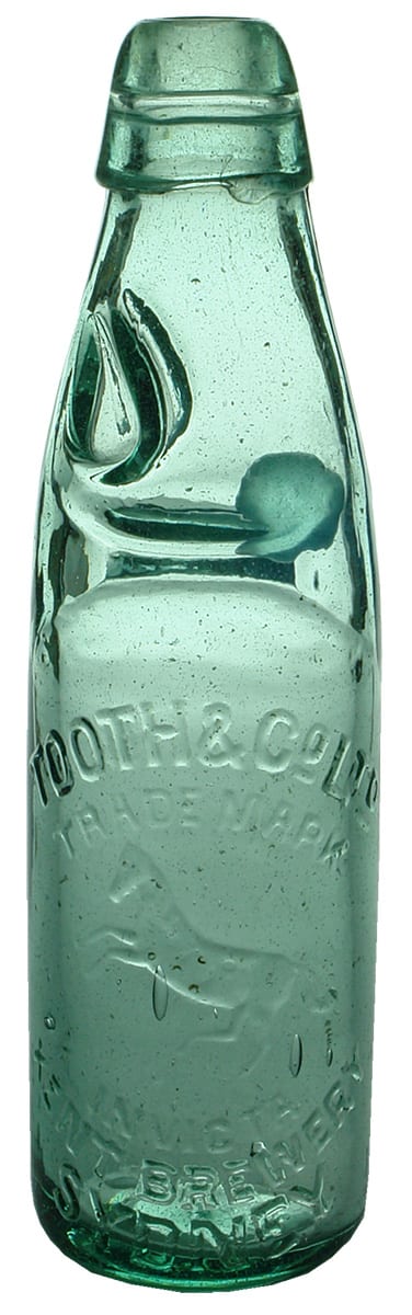 Tooth Kent Brewery Sydney Codd Marble Bottle