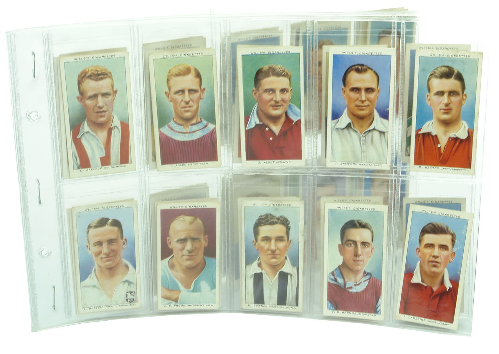 Wills Cigarettes Association Footballers Cards