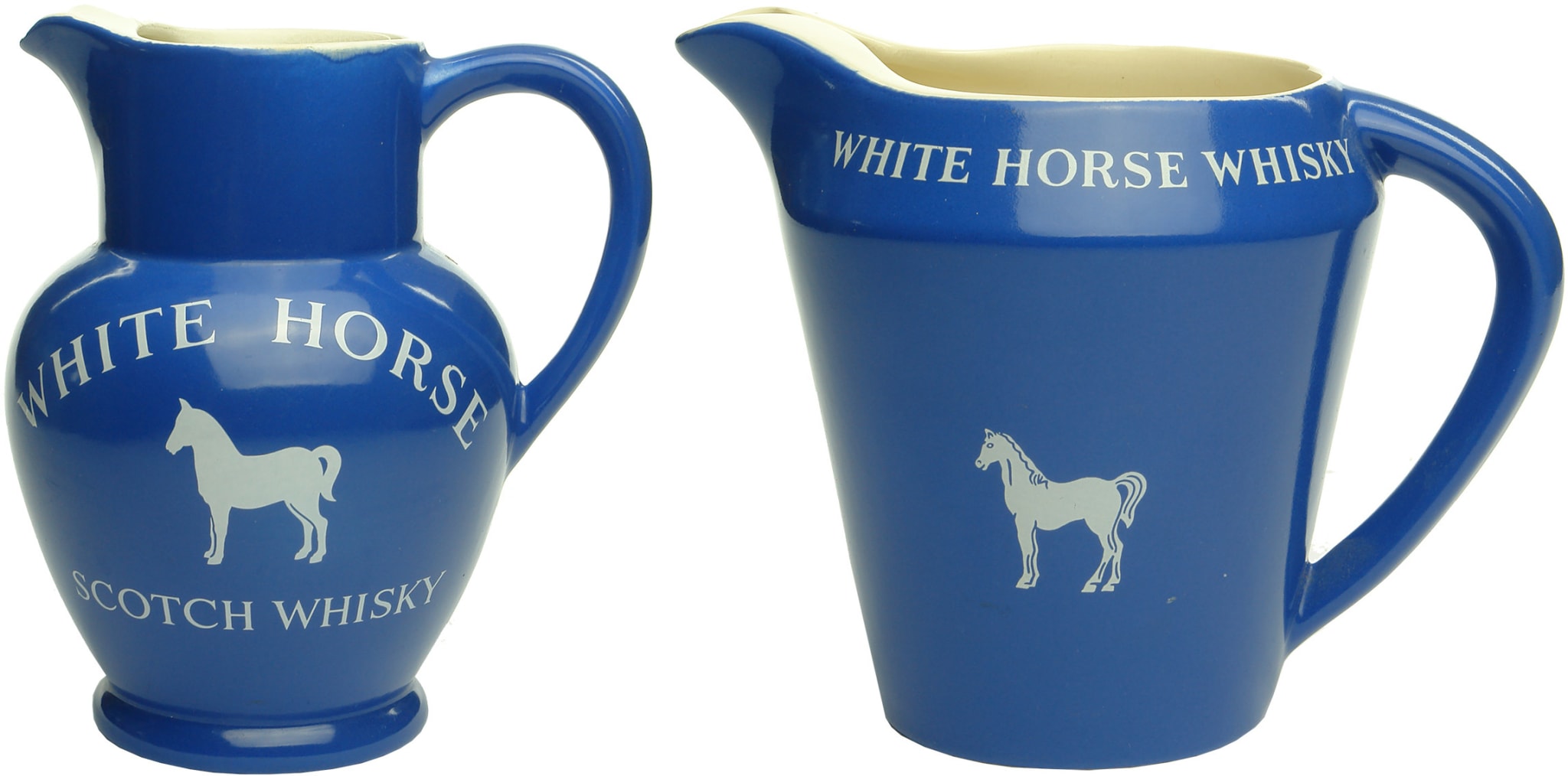 White Horse Scotch Whisky Water Jugs