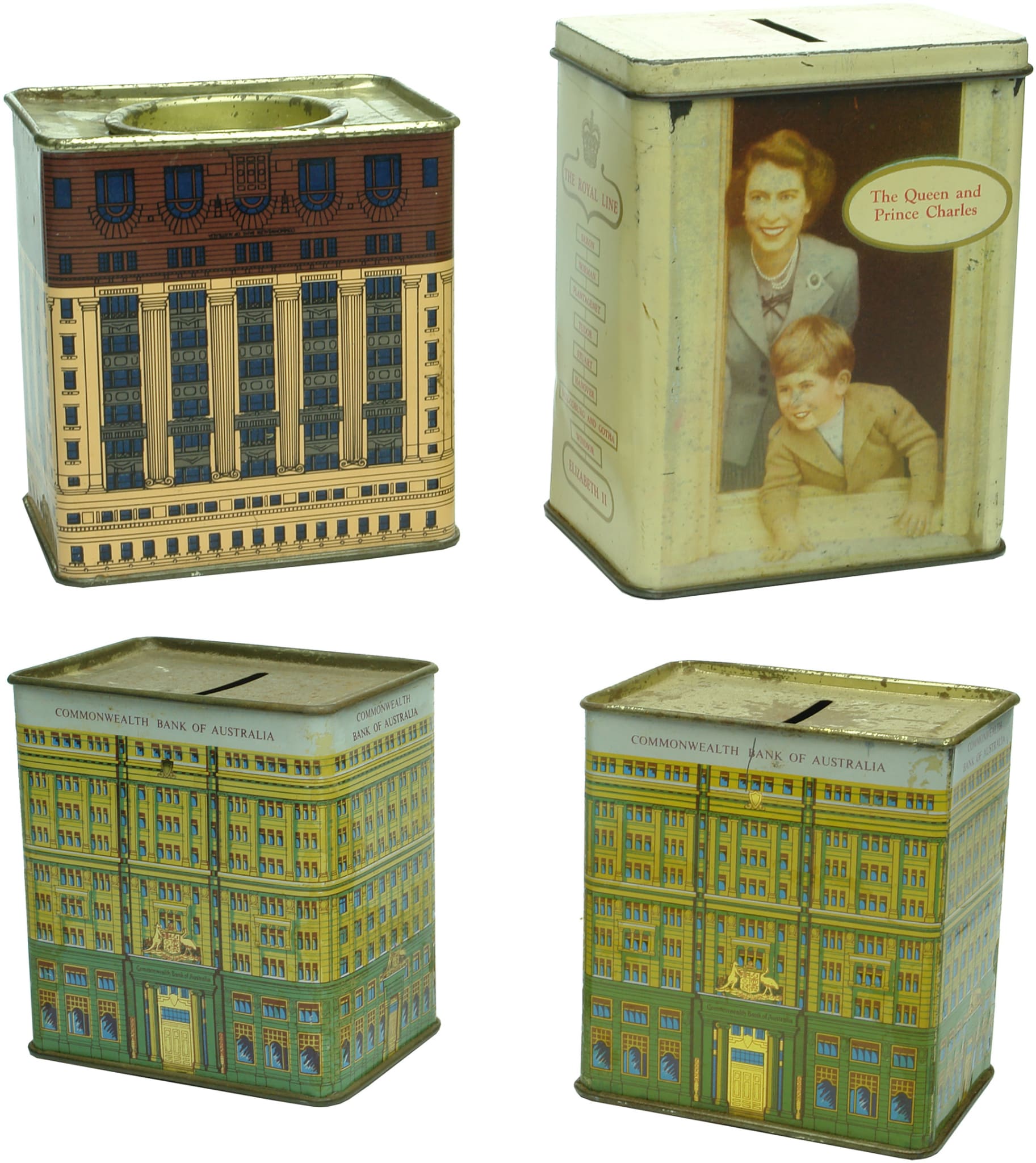 Tin Money Boxes