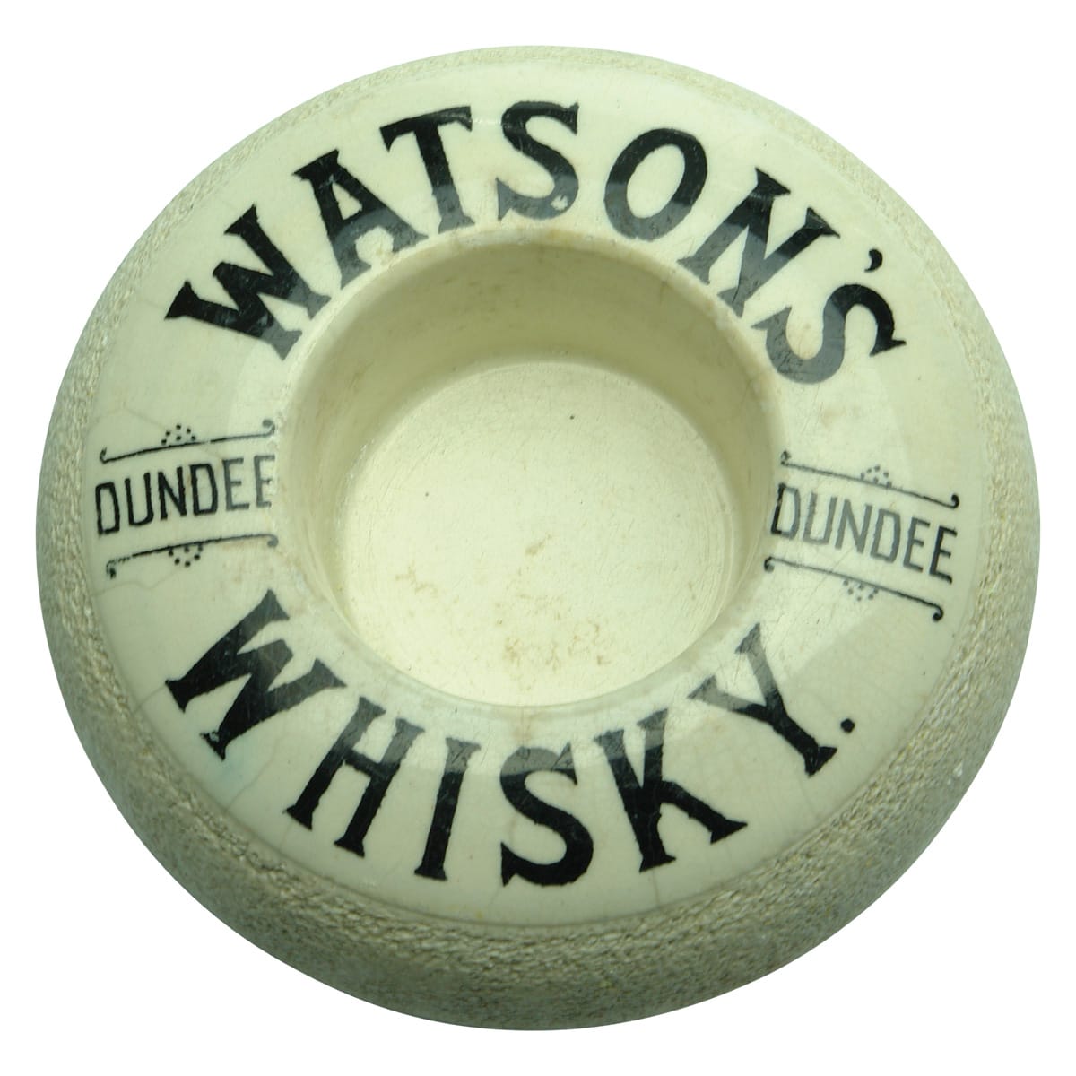 Watsons Whisky Stoneware Match Striker