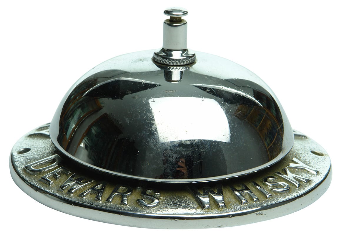 Dewars Whisky Advertising Counter Bell