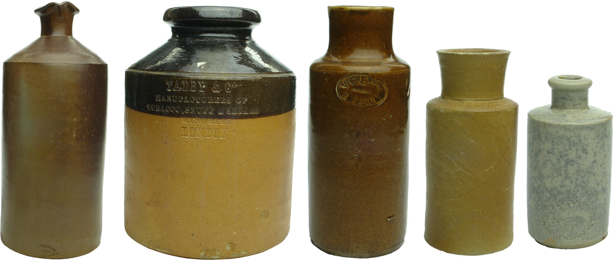 Collection Stoneware Jars Bottles