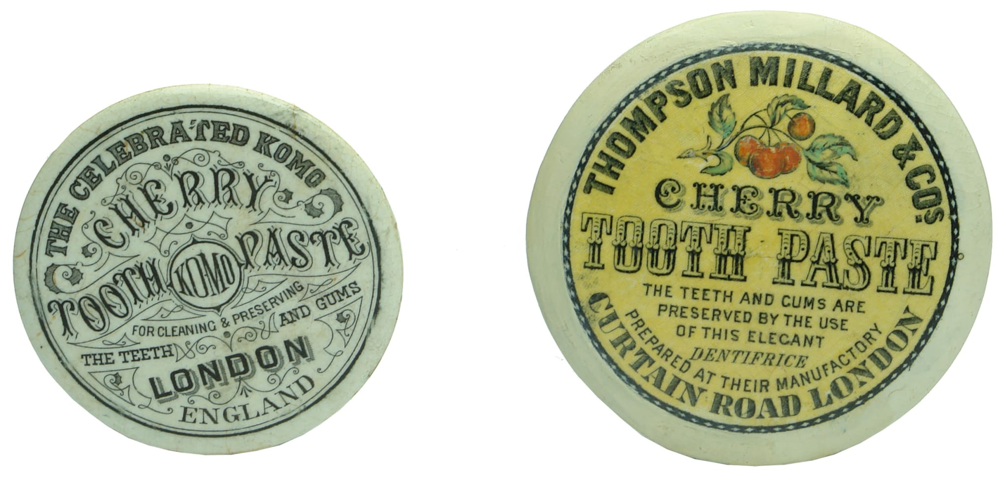 Antique English Pot Lids