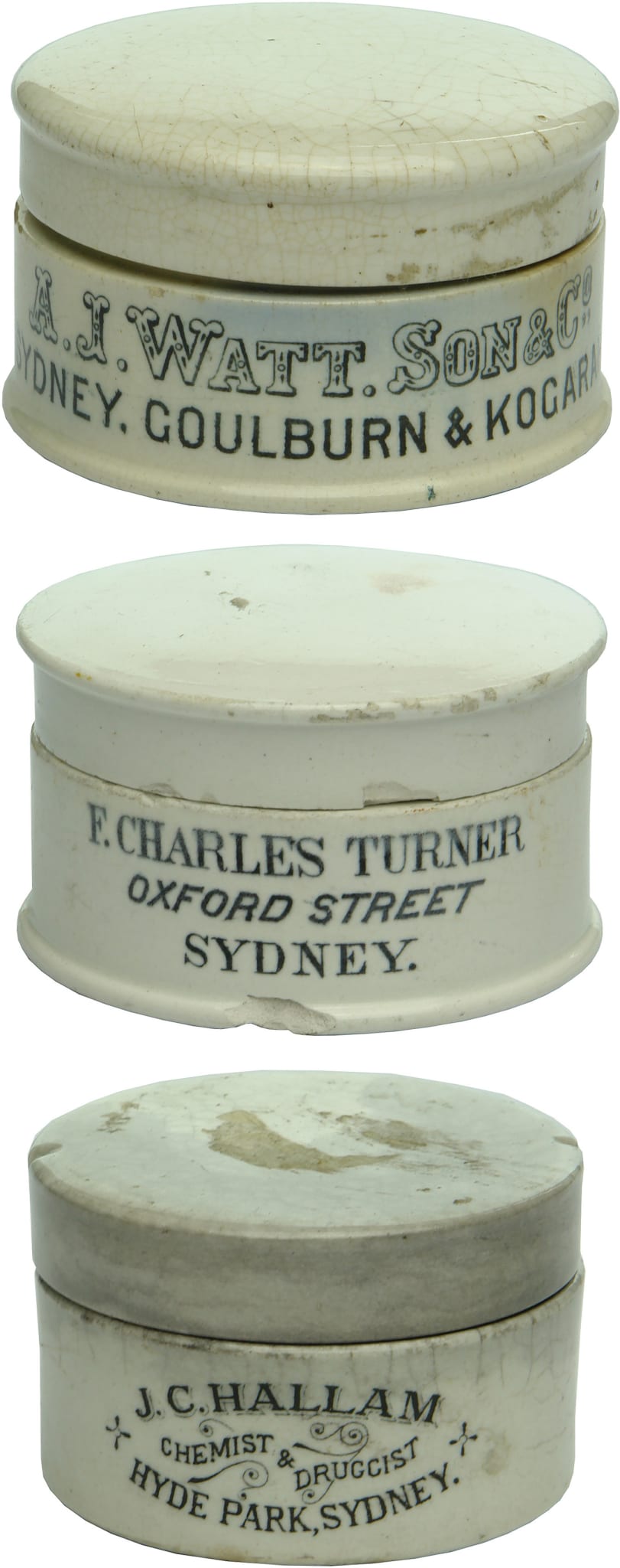 Antique Sydney Pot Bases