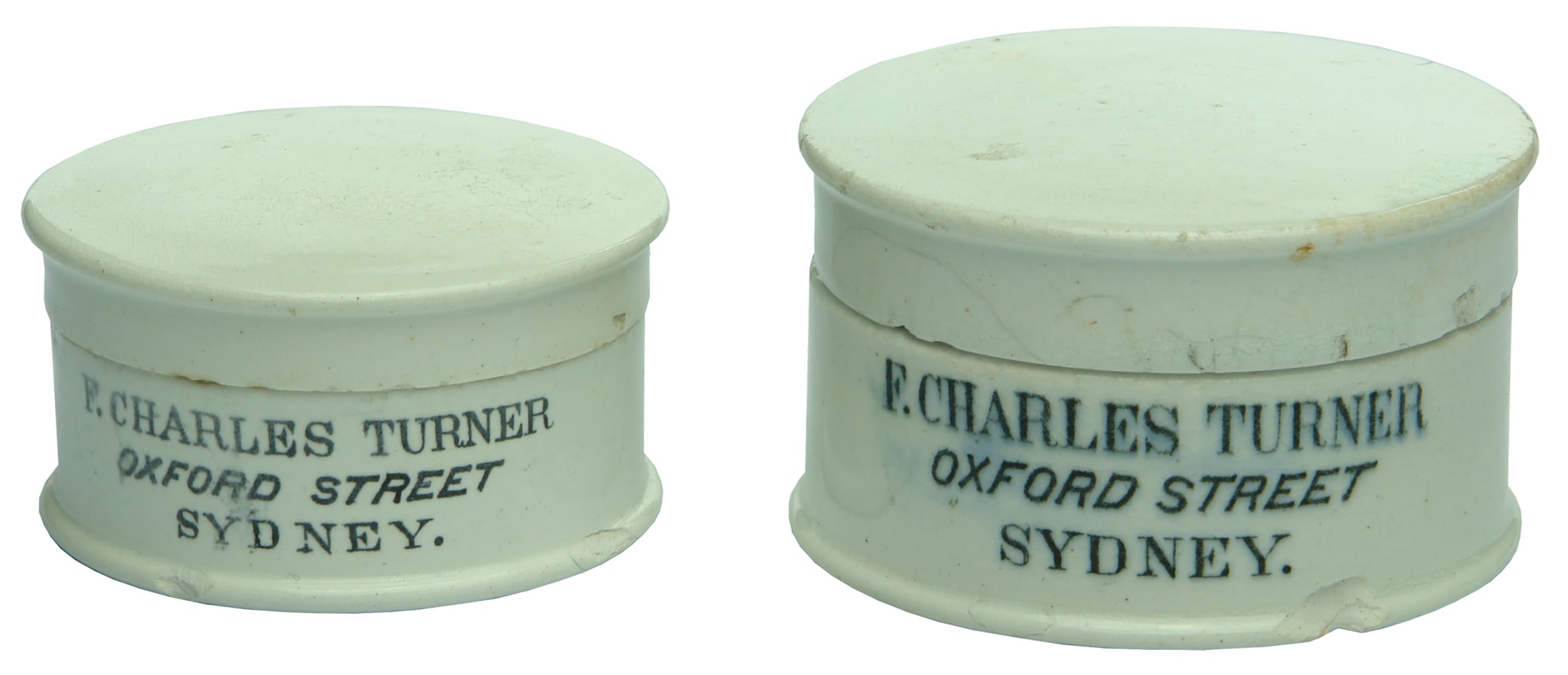 Antique Charles Turner Sydney Pot Bases