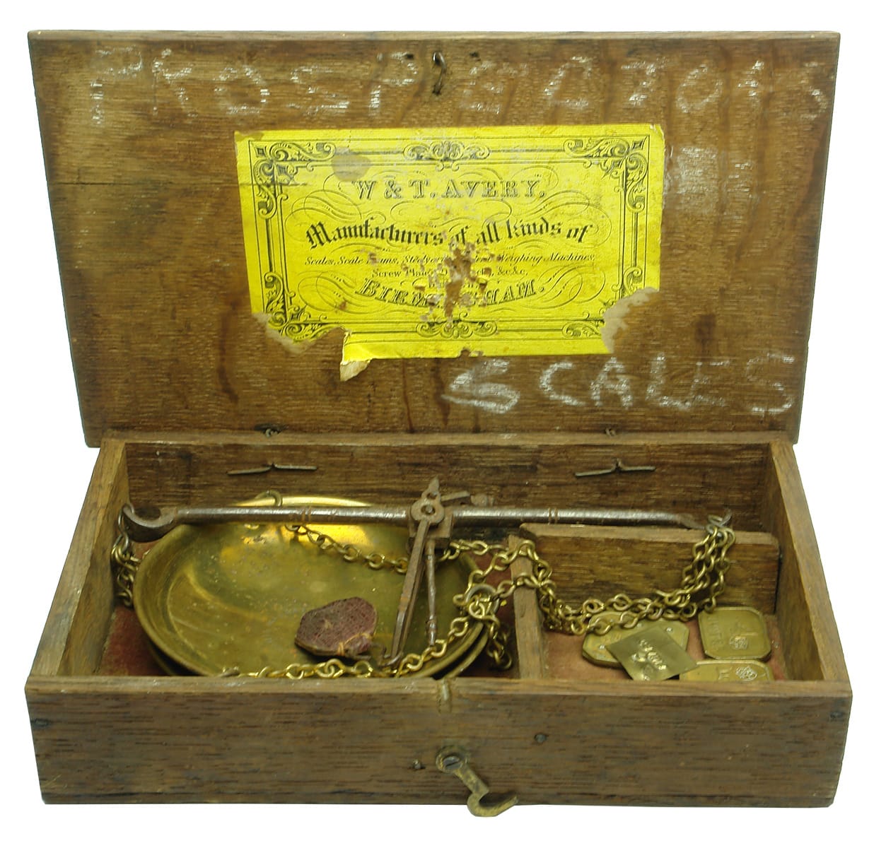 Avery Birmingham Gold Scales in box