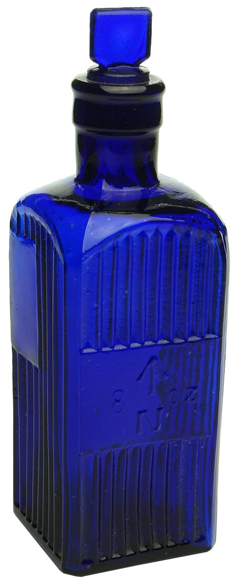 Admiralty Poison Cobalt Blue Bottle
