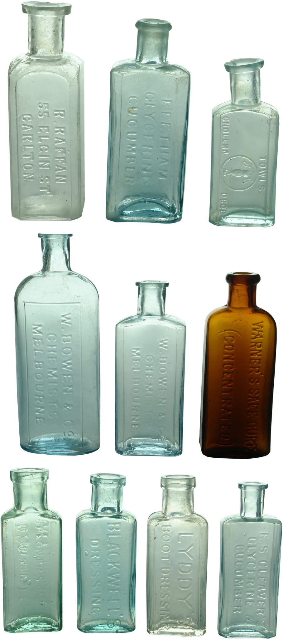 Medical Household Antique Bottles