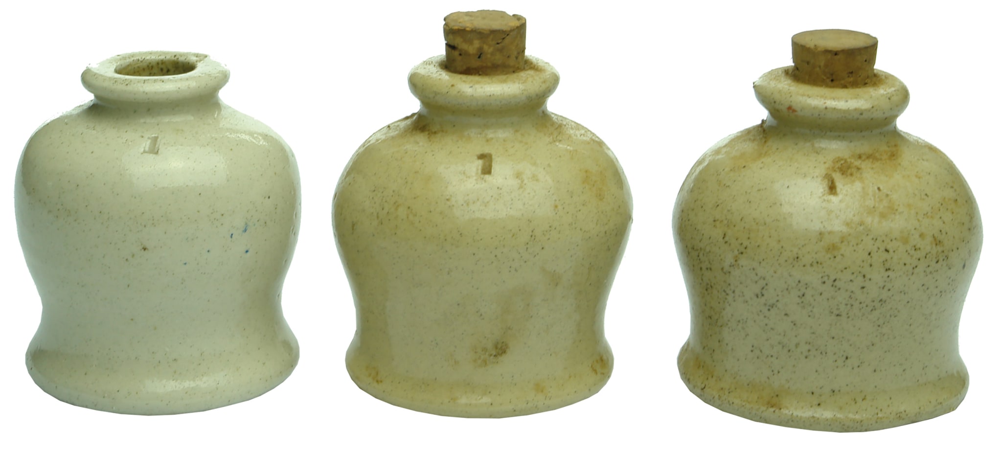 Stoneware Mercury Jars