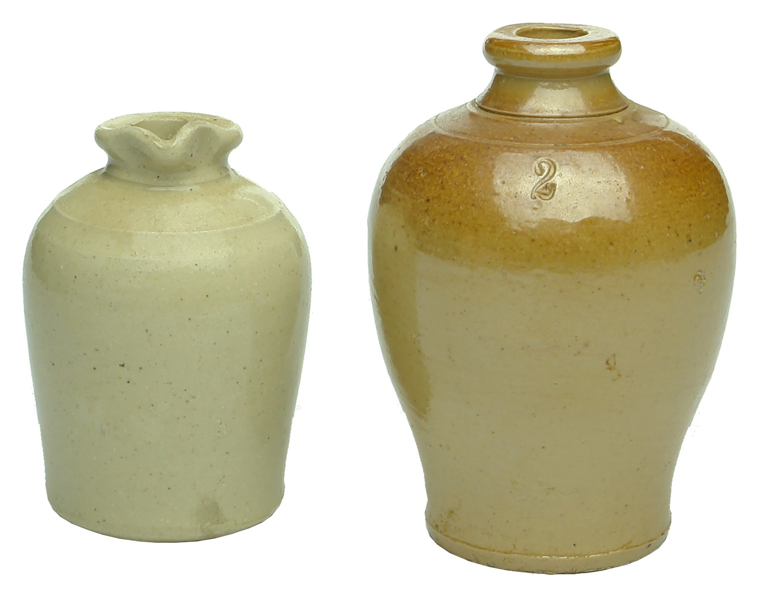 Stoneware Mercury Jars