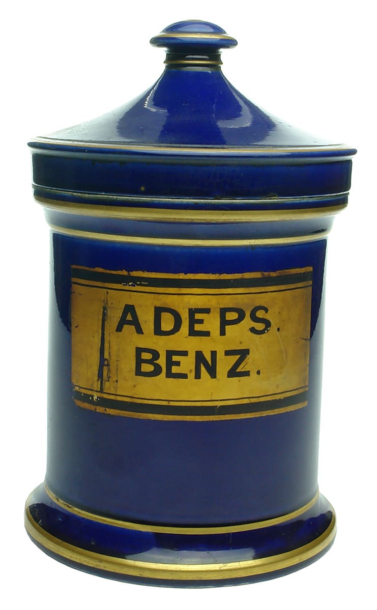 Adeps Benz Antique Pharmacy Jar