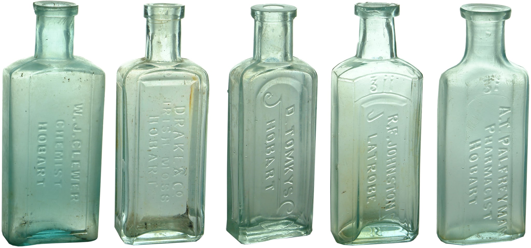 Antique Chemist Medicine Cure Bottles