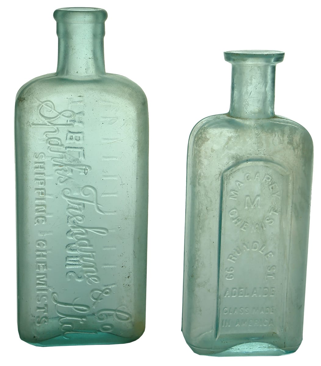 Antique Chemist Medicine Cure Bottles