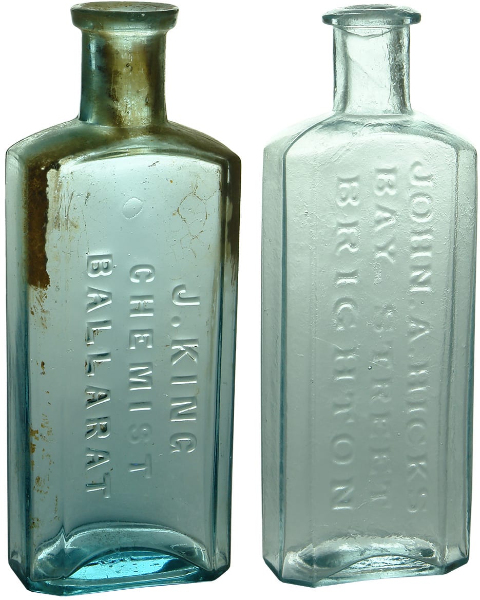 Antique Chemist Medicine Cure Bottles