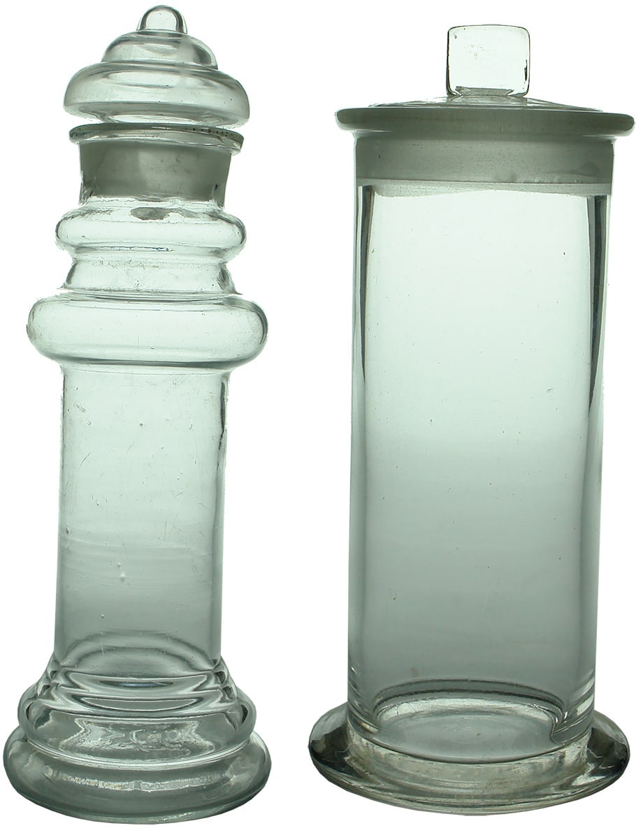 Antique Chemist Pharmacy Display Jars