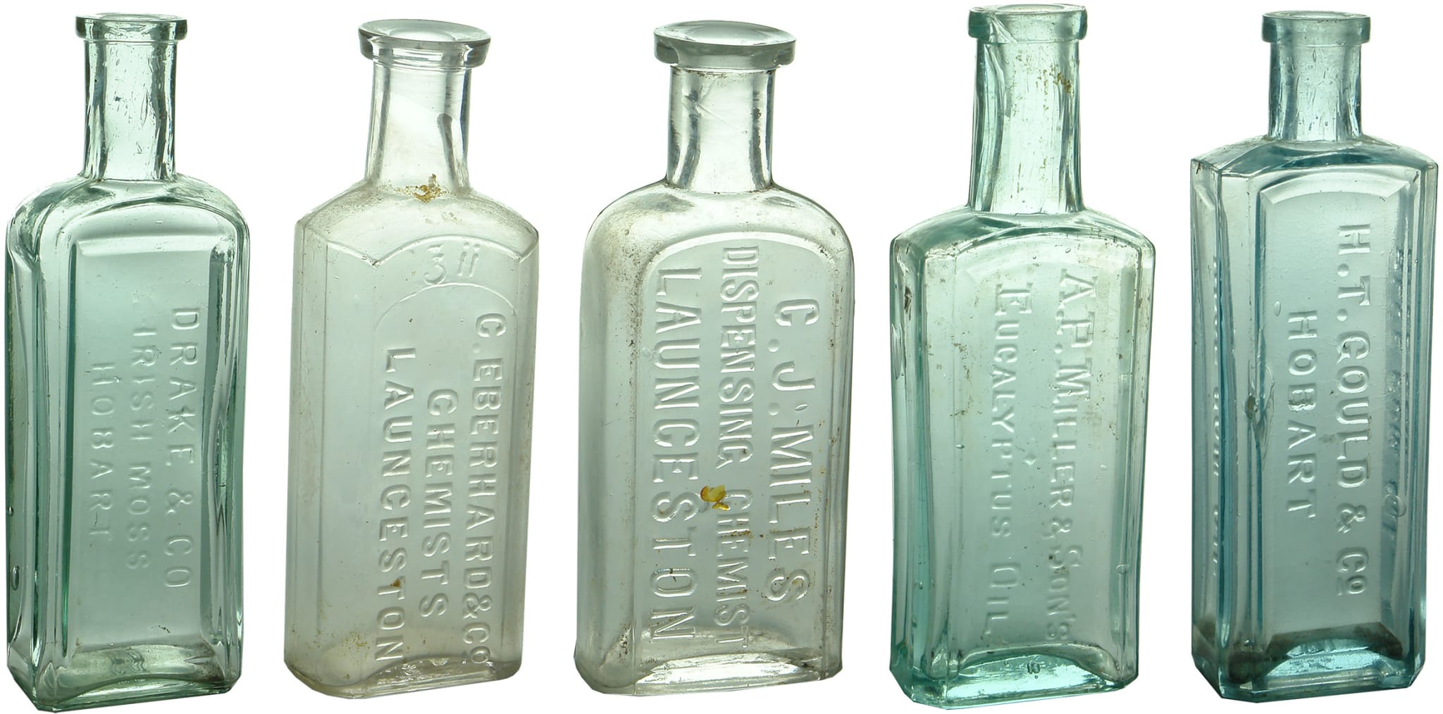 Antique Chemist Medicine Cure Bottles