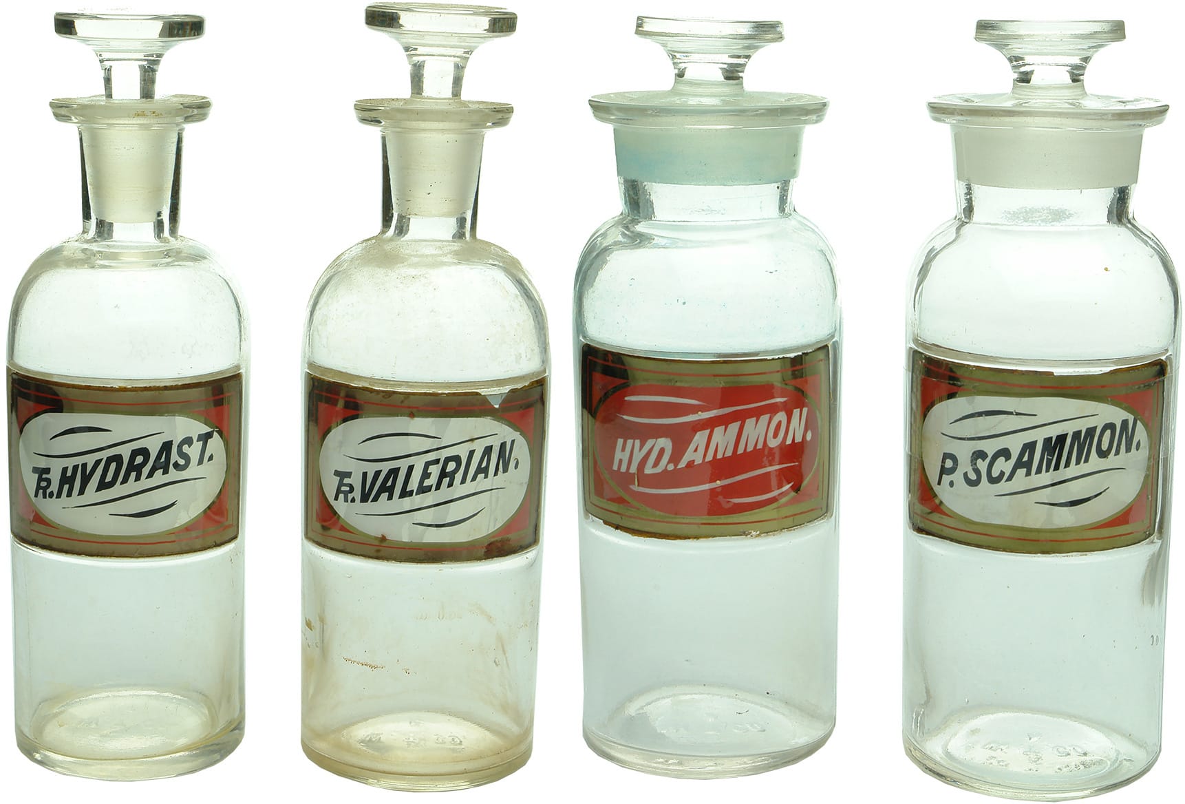 Antique Chemist Medicine Cure Bottles