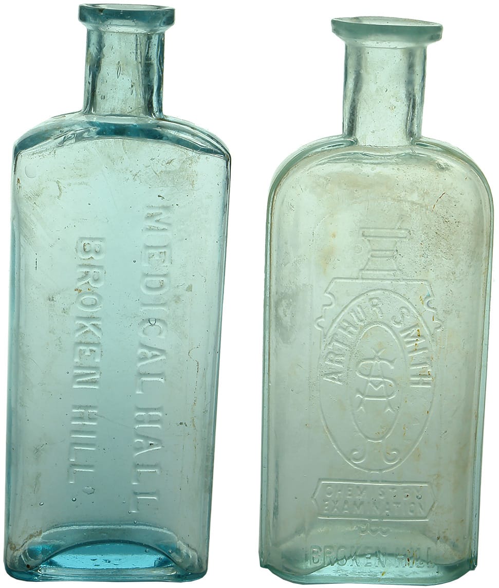 Antique Chemist Medicine Cure Bottles