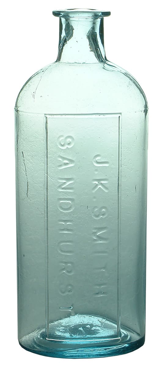 Smith Sandhurst Antique Chemist Prescription Bottle