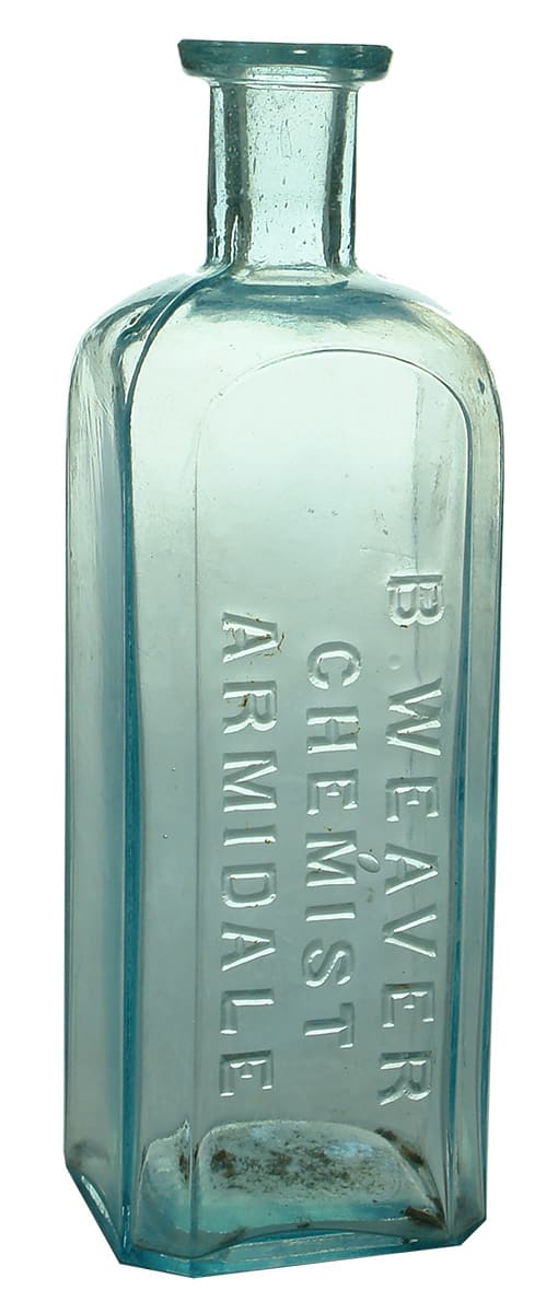 Weaver Chemist Armidale Antique Bottle