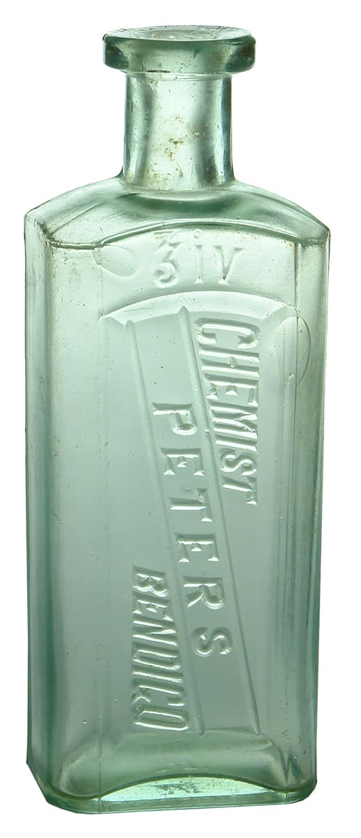 Peters Chemist Bendigo Antique Bottle