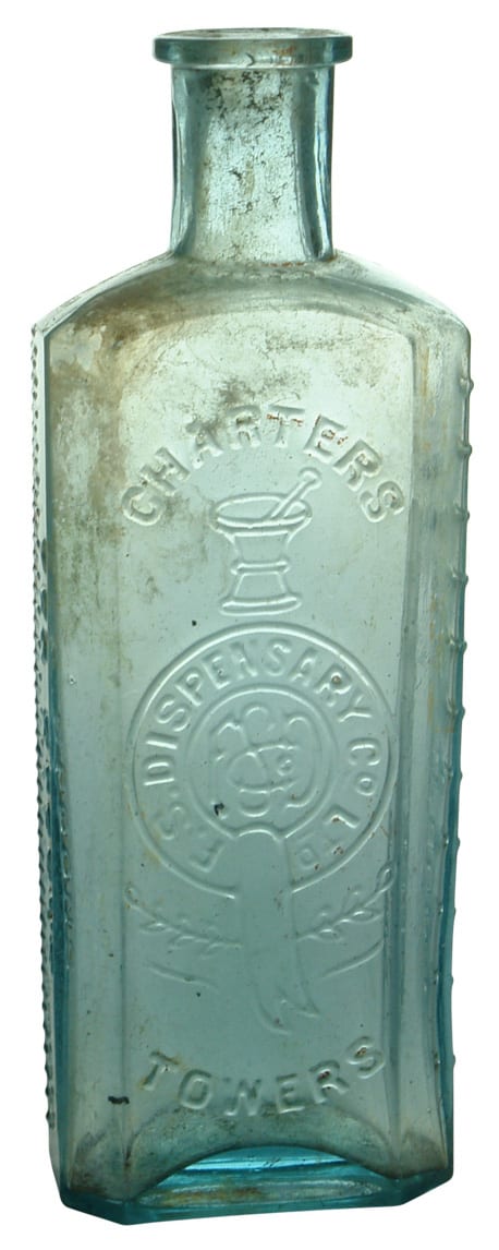 Charters Towers Dispensary Antique Bottle