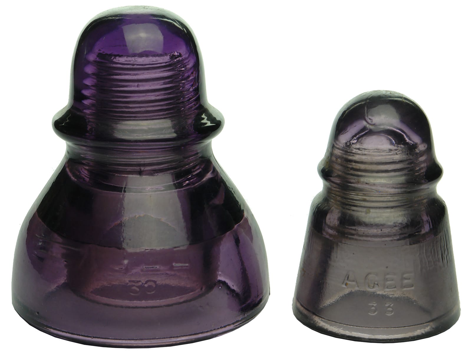 Agee Purple Glass Insulators