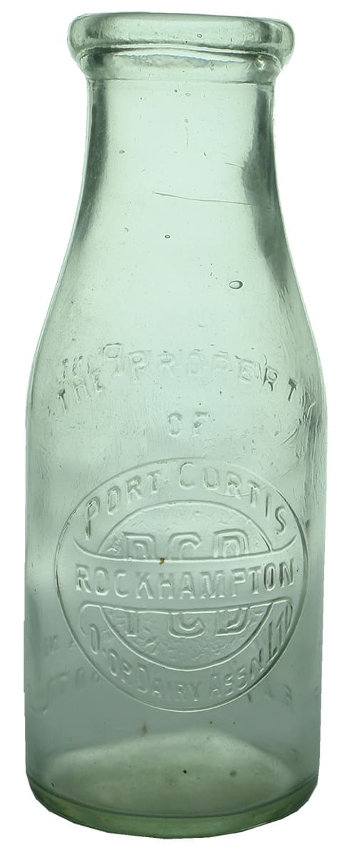 Rockhampton Dairy Pint Milk Bottle