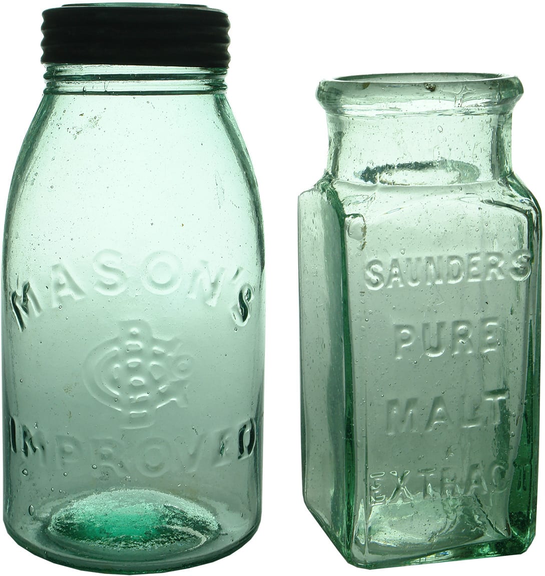 Antique Glass Jars