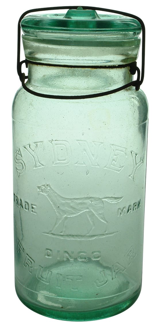 Sydney Dingo Fruit Jar Antique