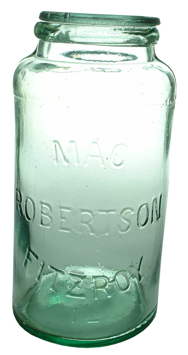 Mac Robertson Fitzroy Glass Jar