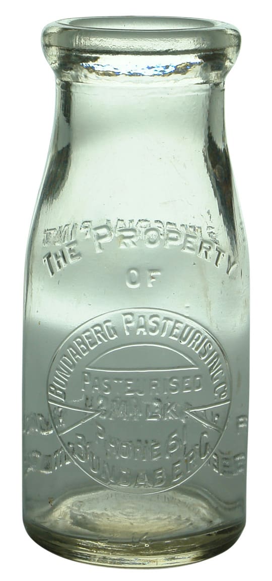 Bundaberg Pasteurising  Milk Bottle