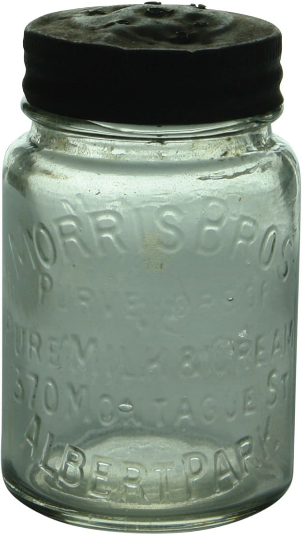 Morris Bros Albert Park Glass Cream Jar